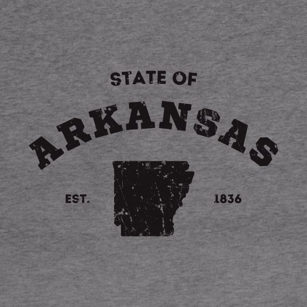 State Of Arkansas USA College Vintage by Foxxy Merch